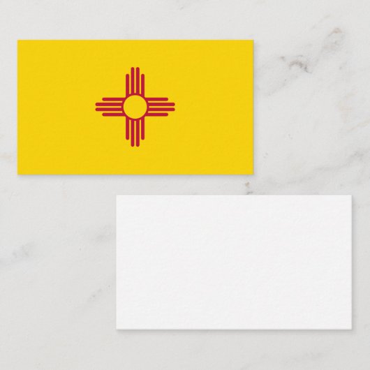 ニューメキシコ国旗 名刺 (正面/裏面)