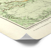 ニューメキシコ土地分類地図 ポスター (角)