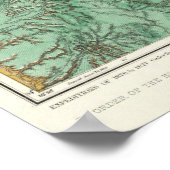 ニューメキシコ土地分類地図 ポスター (角)