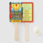 ニューメキシコ土産エイリアンホットエアバルーンフィエスタ ハンドファン (正面&裏面)