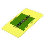 ニューメキシコ地図アウトライン写真文字 マグネット (左側)