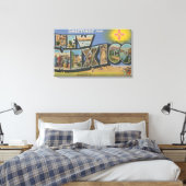 ニューメキシコ大文字の情景ニューメキシコ キャンバスプリント (インサイチュ (寝室))