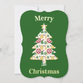 ニューメキシコ州のクリスマスオーナメント ジア 赤 緑 青 (正面)