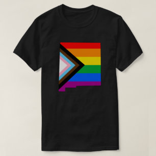 ニューメキシコ州のプライド LGBTQ プログレスプライド Tシャツ