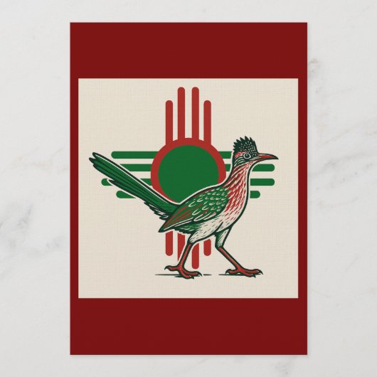 ニューメキシコ州の休日 招待状 (正面)