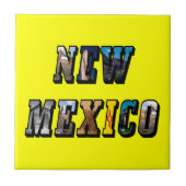 ニューメキシコ州の写真テキスト タイル (正面)