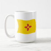 ニューメキシコ州の旗マグ コーヒーマグカップ (左)