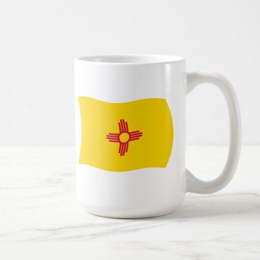 ニューメキシコ州の旗マグ コーヒーマグカップ (右)