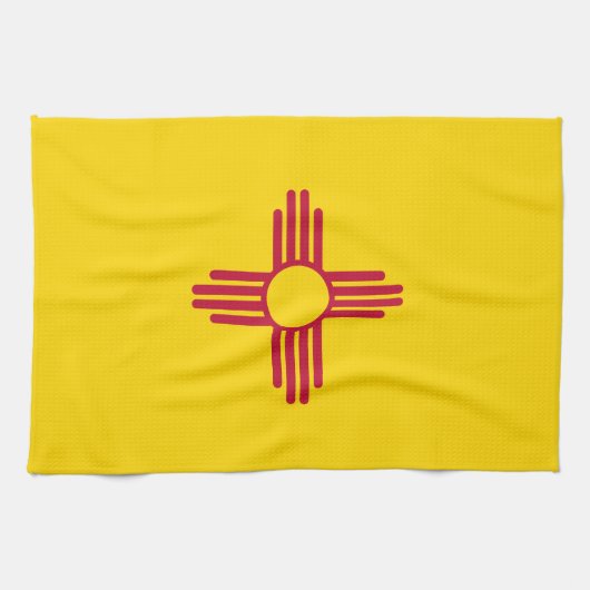ニューメキシコ州の旗 キッチンタオル (横)