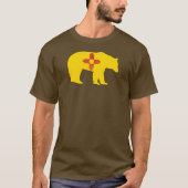 ニューメキシコ州の旗 クマ Tシャツ (正面)