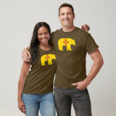 ニューメキシコ州の旗 クマ Tシャツ (ユニセックス)