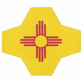 ニューメキシコ州の旗 サッカーボール (フラット)