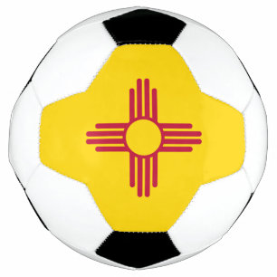 ニューメキシコ州の旗 サッカーボール