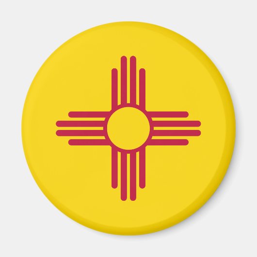 ニューメキシコ州の旗 マグネット (正面)