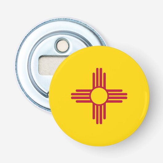 ニューメキシコ州の旗 栓抜き (正面)