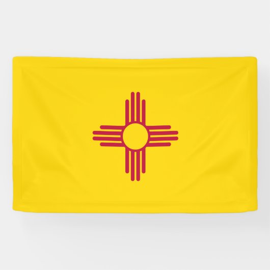 ニューメキシコ州の旗 横断幕 (横)