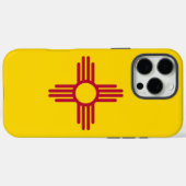 ニューメキシコ州の旗 Apple iPhone 16 Pro Max ケース Case-Mate iPhoneケース (裏面 (横))