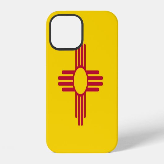 ニューメキシコ州の旗 iPhoneケース (裏面)