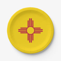 ニューメキシコ州の旗 Zia シンボル パーティー