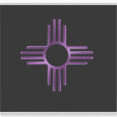 ニューメキシコ州の紫のジアサン シール (正面)