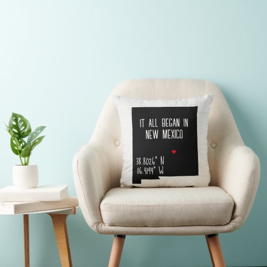 ニューメキシコ州のGPS座標 クッション (椅子)