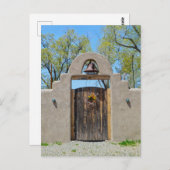 ニューメキシコ州アドビウォールのゲート ポストカード (正面/裏面)