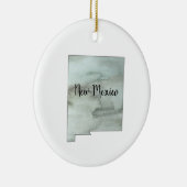 ニューメキシコ州イラストレーション セラミックオーナメント (右)