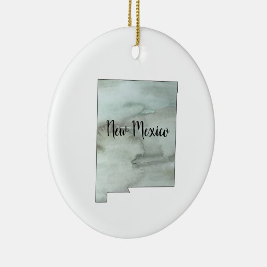 ニューメキシコ州イラストレーション セラミックオーナメント (右)