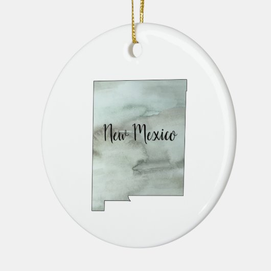 ニューメキシコ州イラストレーション セラミックオーナメント (左)