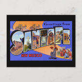 ニューメキシコ州サンタフェから ポストカード (正面)