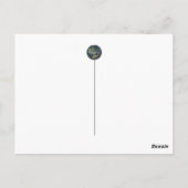 ニューメキシコ州タオス近郊のサンクレデクリスト山脈 ポストカード (裏面)