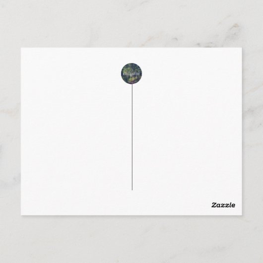 ニューメキシコ州タオス近郊のサンクレデクリスト山脈 ポストカード (裏面)