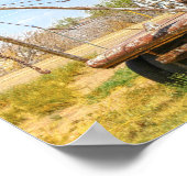 ニューメキシコ州トゥクンカリの66号線牽引トラック ポスター (角)