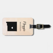 ニューメキシコ州マップ ラゲッジタグ, ウェディングパーティー歓迎 ラゲッジタグ (正面横)