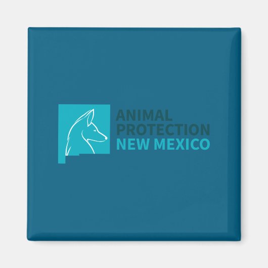 ニューメキシコ州動物保護 マグネット (正面)