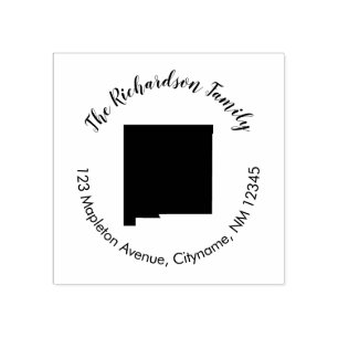 ニューメキシコ州差出人住所ゴム ラバースタンプ