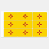 ニューメキシコ州旗のある愛国的なラベル州 ラベル (シート)