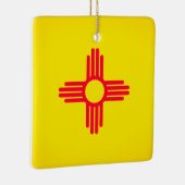 ニューメキシコ州旗オーナメント セラミックオーナメント (右)