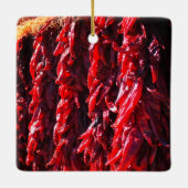 ニューメキシコ州旗オーナメント セラミックオーナメント (裏面)