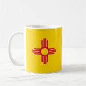 ニューメキシコ州旗ジア・サン コーヒーマグカップ (左)