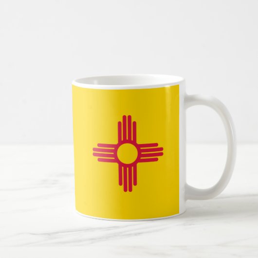 ニューメキシコ州旗ジア・サン コーヒーマグカップ (右)