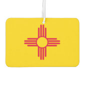 ニューメキシコ州旗デザイン カーエアーフレッシュナー (裏面)