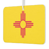 ニューメキシコ州旗デザイン カーエアーフレッシュナー (左)