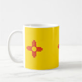 ニューメキシコ州旗デザイン コーヒーマグカップ (左)