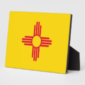 ニューメキシコ州旗デザイン フォトプラーク (側面)