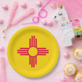 ニューメキシコ州旗デザイン ペーパープレート (パーティー)