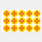 ニューメキシコ州旗デザイン ラベル (シート)