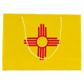 ニューメキシコ州旗デザイン ラージペーパーバッグ (裏面)