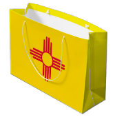 ニューメキシコ州旗デザイン ラージペーパーバッグ (裏面アングル)