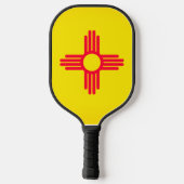 ニューメキシコ州旗ピックボールパドル ピックルボールラケット (裏面)